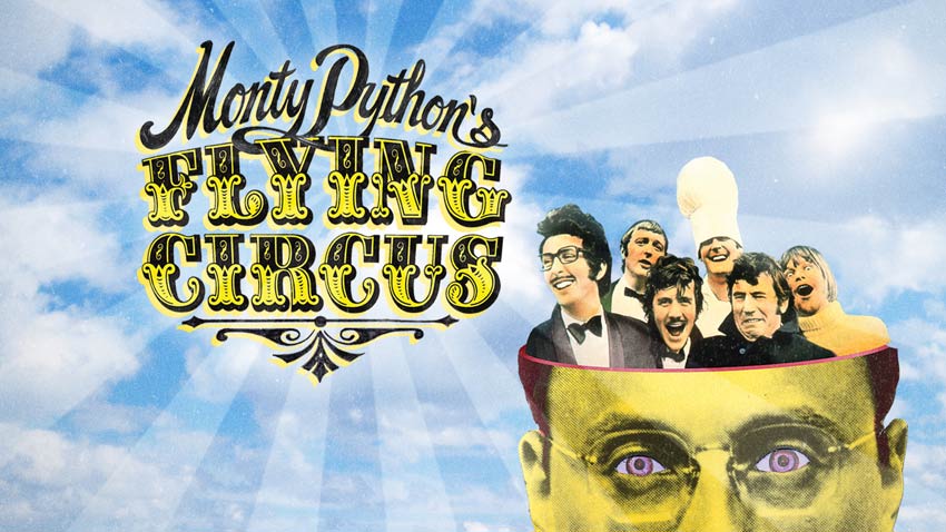 Den klassiska humorserien Monty Pythons flying circus sändes för första gången
